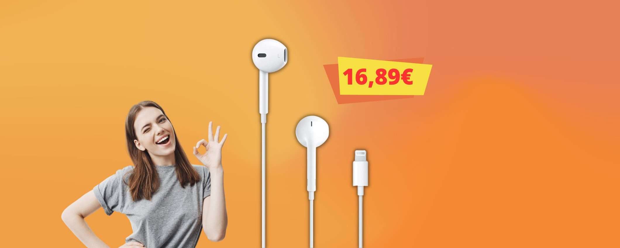 Auricolari Apple con filo ORIGINALI: il prezzo su Amazon è OK Auricolari Apple con filo ORIGINALI: il prezzo su Amazon è OK