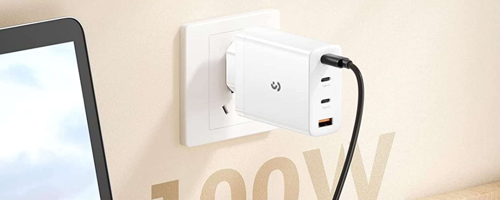 Spunta il coupon e ottieni questo caricatore USB-C 100W a metà prezzo Spunta il coupon e ottieni questo caricatore USB-C 100W a metà prezzo