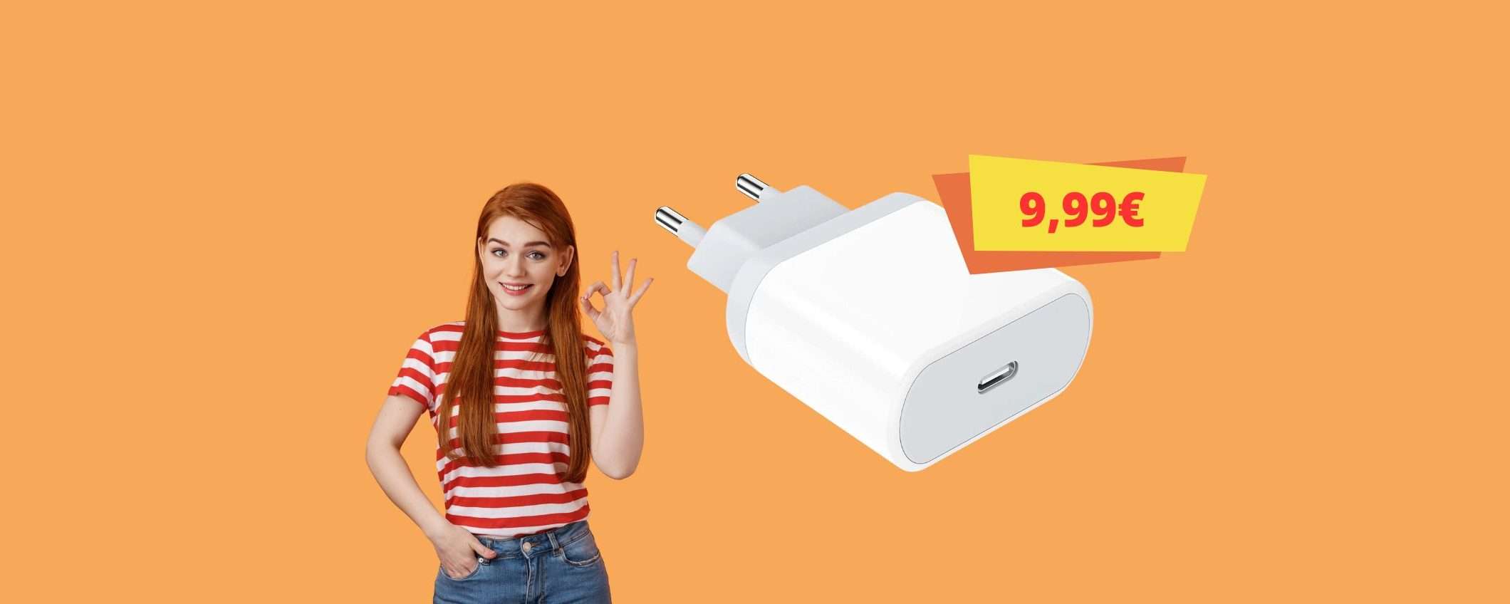 Caricatore compatibile 20W per iPhone a prezzo SBRICIOLATO su Amazon Caricatore compatibile 20W per iPhone a prezzo SBRICIOLATO su Amazon