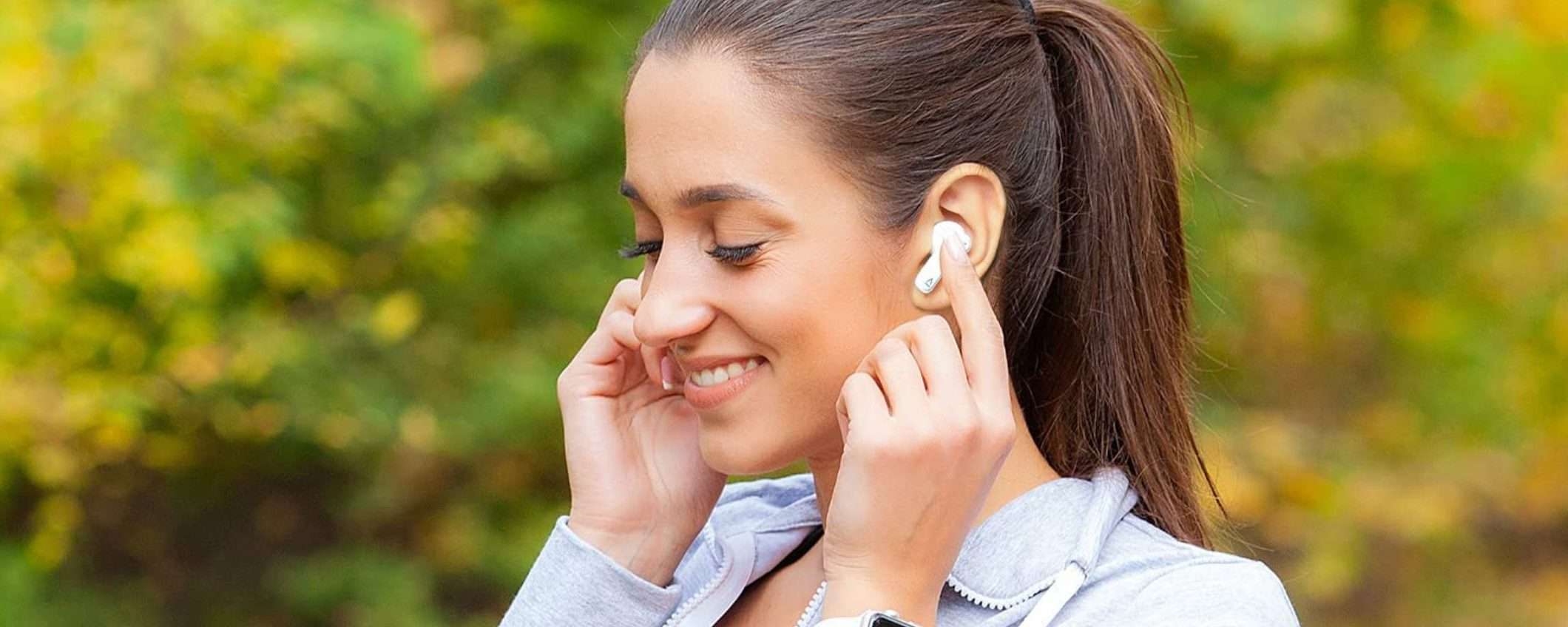 Auricolari leggeri e potenti: sarà come non averli addosso, ti bastano 29€ Auricolari leggeri e potenti: sarà come non averli addosso, ti bastano 29€