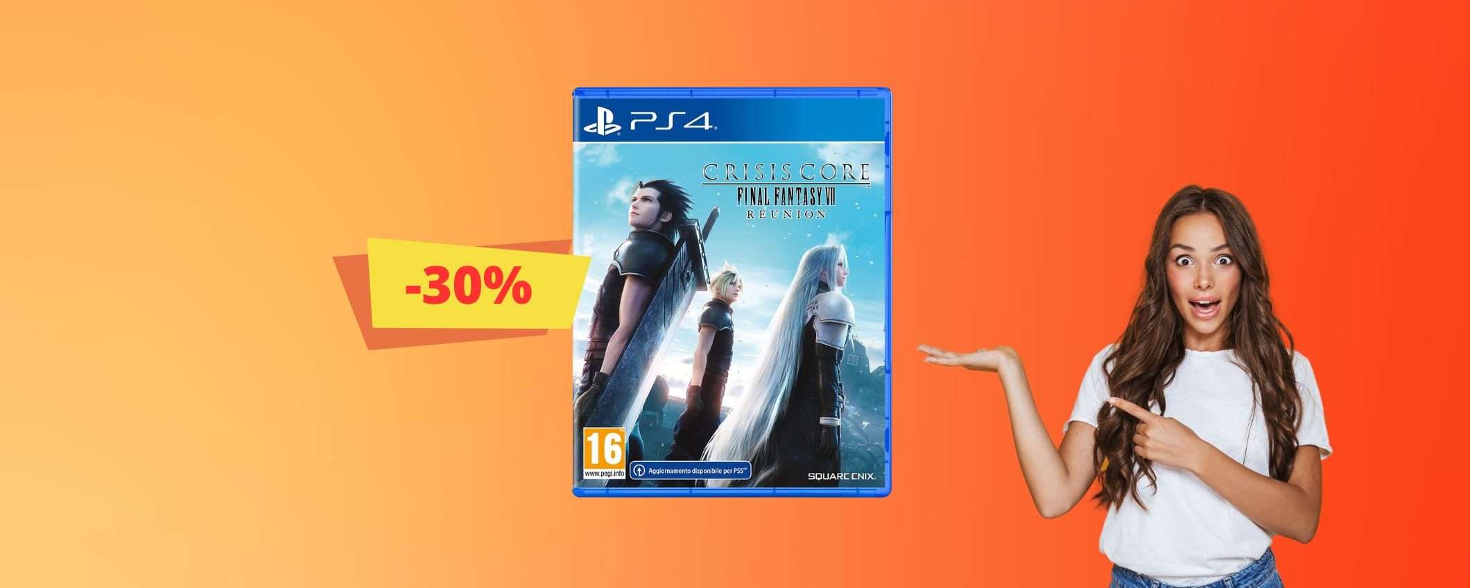 Crisis Core Final Fantasy 7 Reunion: scopri la magia al minimo storico (-30%) Crisis Core Final Fantasy 7 Reunion: scopri la magia al minimo storico (-30%)