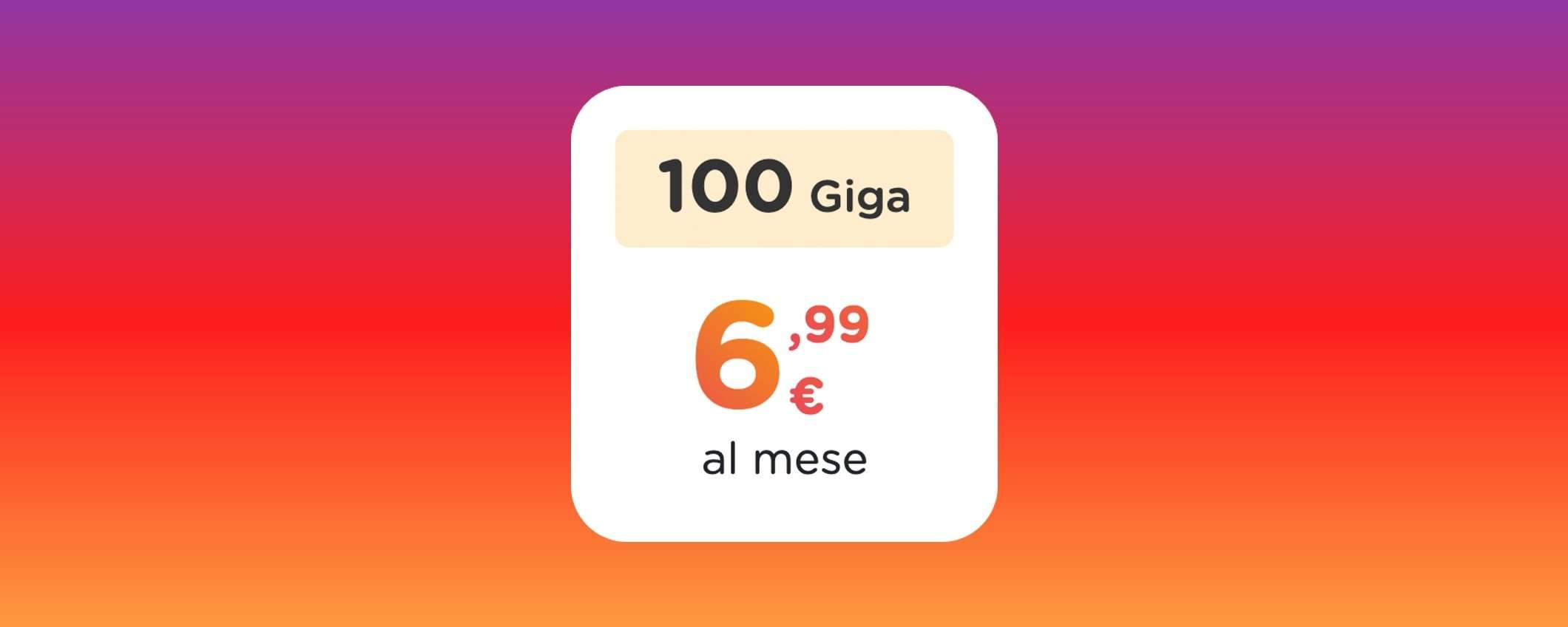 Ho PROMO 100GB: ora a soli 6,99€ al mese Ho PROMO 100GB: ora a soli 6,99€ al mese