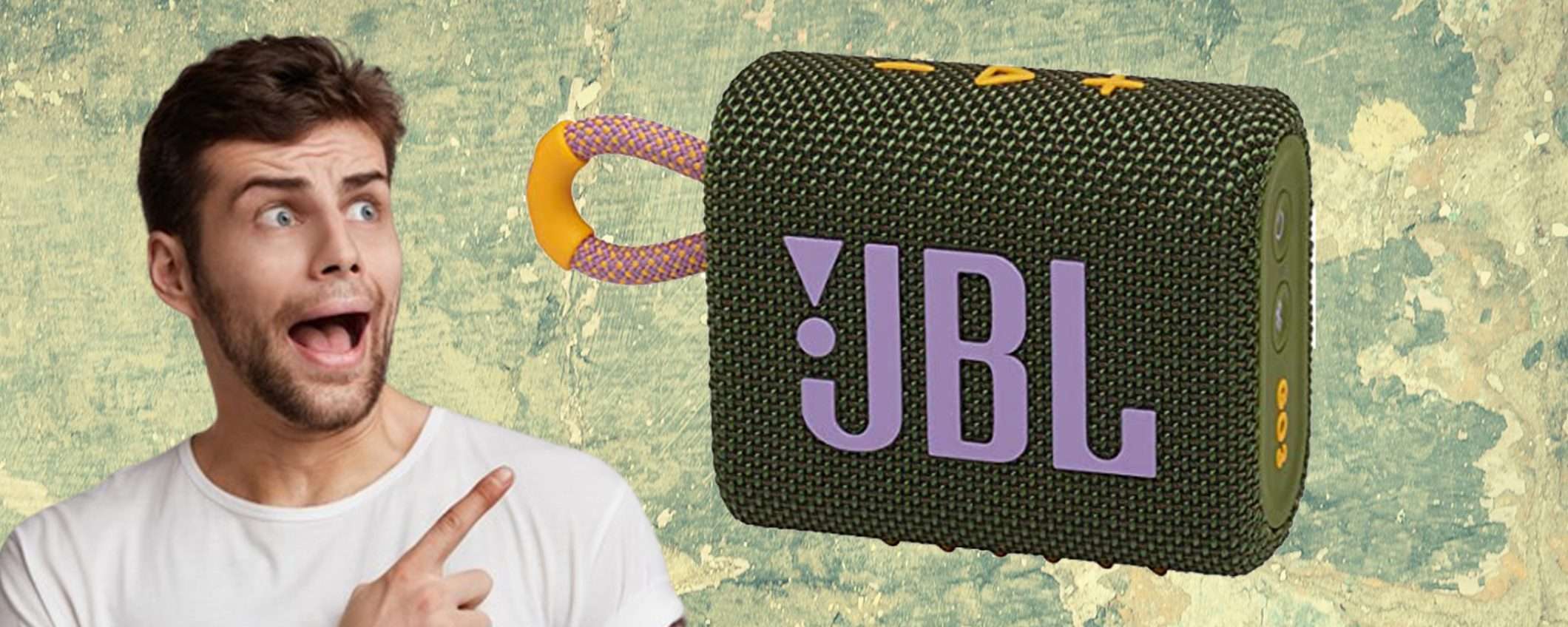 JBL GO 3 lo Speaker Bluetooth POTENTISSIMO anche nel prezzo (-36%) JBL GO 3 lo Speaker Bluetooth POTENTISSIMO anche nel prezzo (-36%)