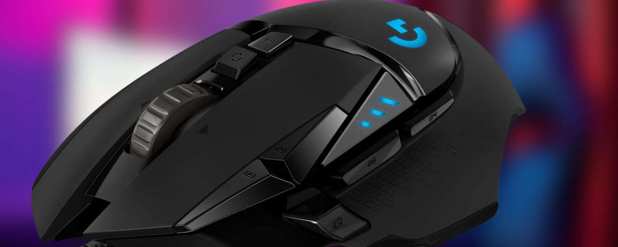 Logitech G502 Hero: mouse da gaming a prezzo SUPER (-41%)