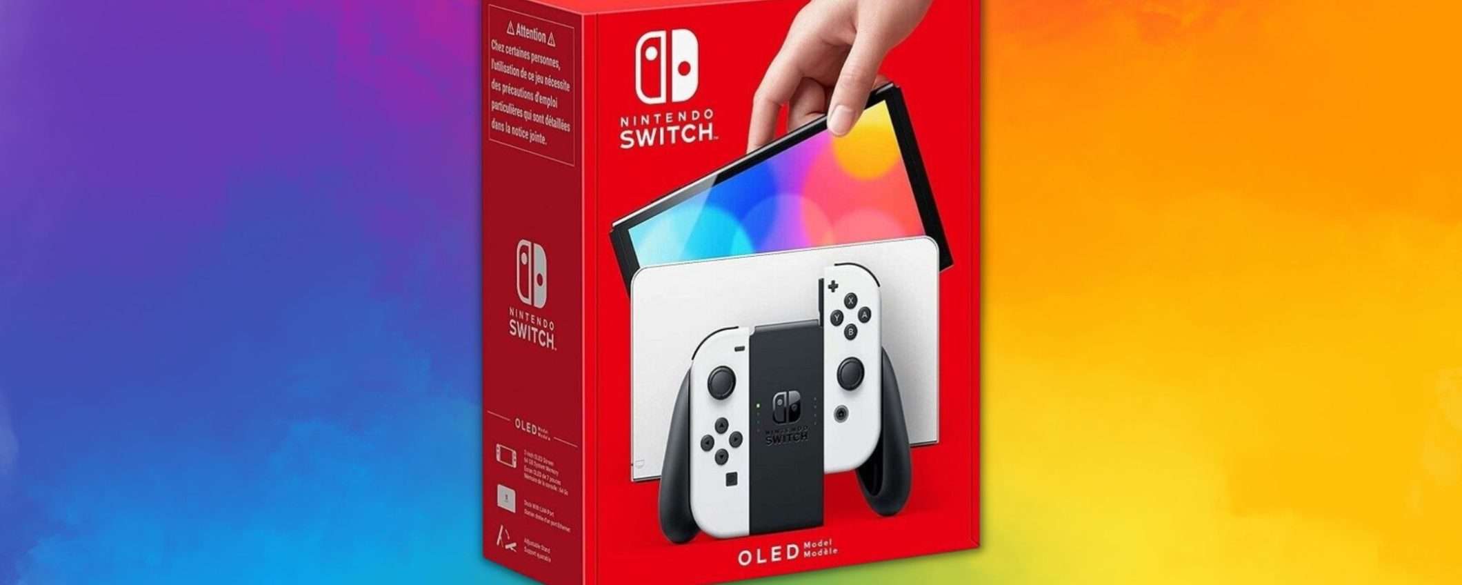 Nintendo Switch OLED bianca: ULTIMA OCCASIONE a 273 euro, solo per oggi Nintendo Switch OLED bianca: ULTIMA OCCASIONE a 273 euro, solo per oggi