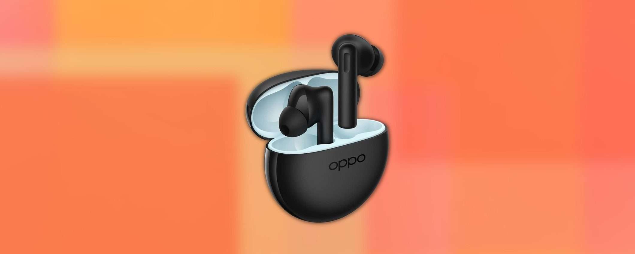 OPPO Enco Buds2, 28 ore di musica a metà prezzo (Amazon) OPPO Enco Buds2, 28 ore di musica a metà prezzo (Amazon)