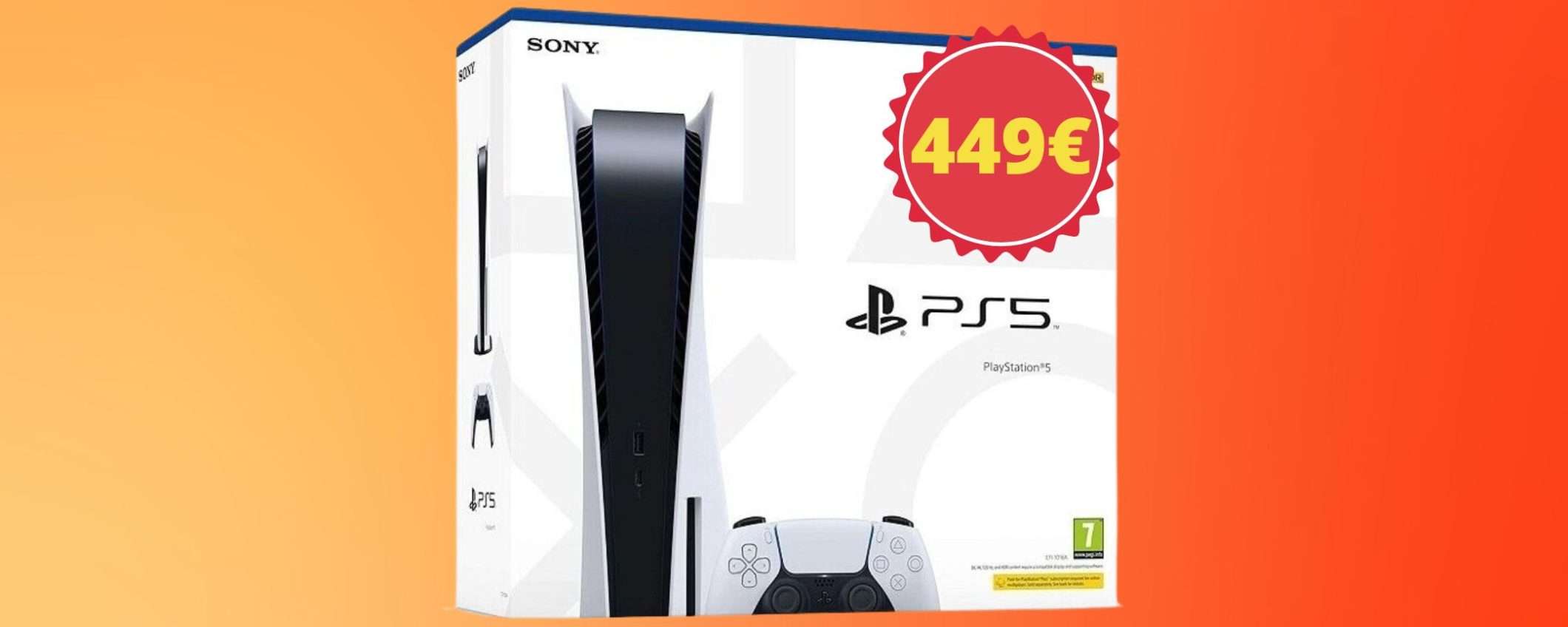 Ultima chiamata: PlayStation 5 a 449 euro solo con questo coupon Ultima chiamata: PlayStation 5 a 449 euro solo con questo coupon