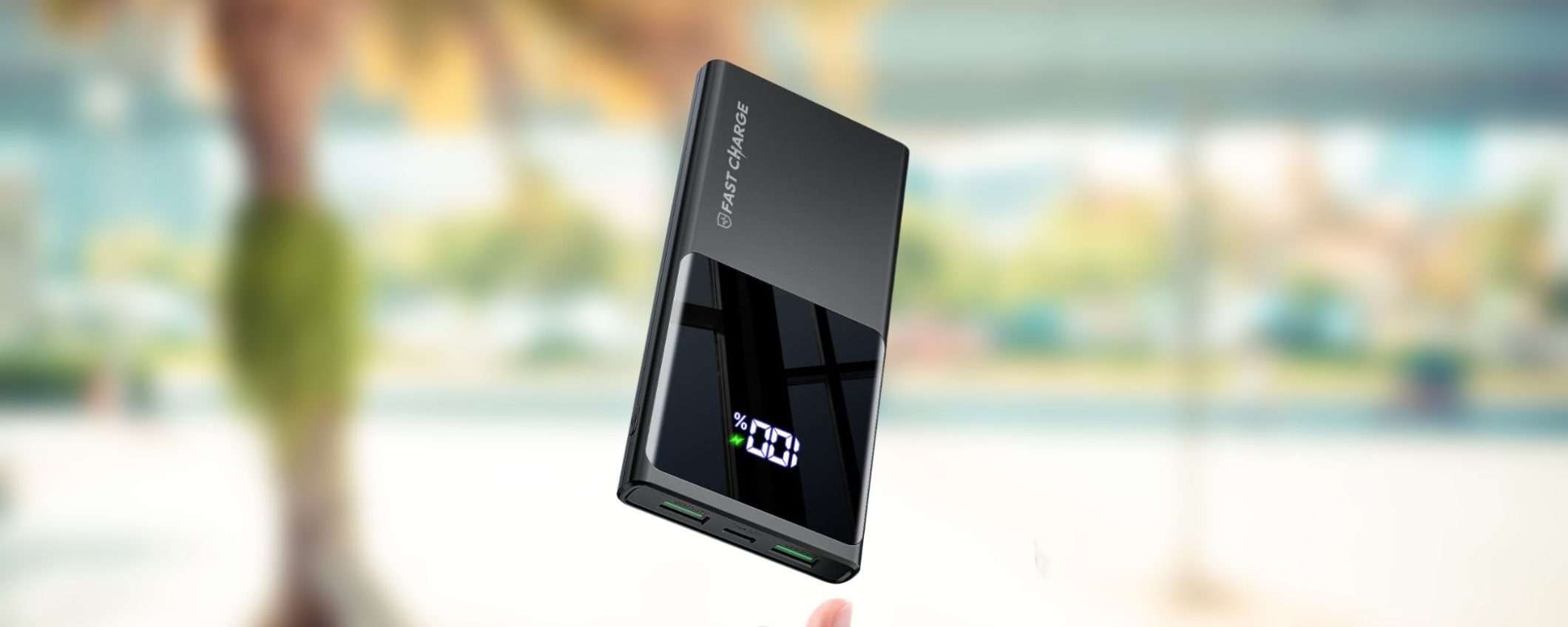 Powerbank 10500mAh sottile e leggero: non rimani più senza batteria Powerbank 10500mAh sottile e leggero: non rimani più senza batteria