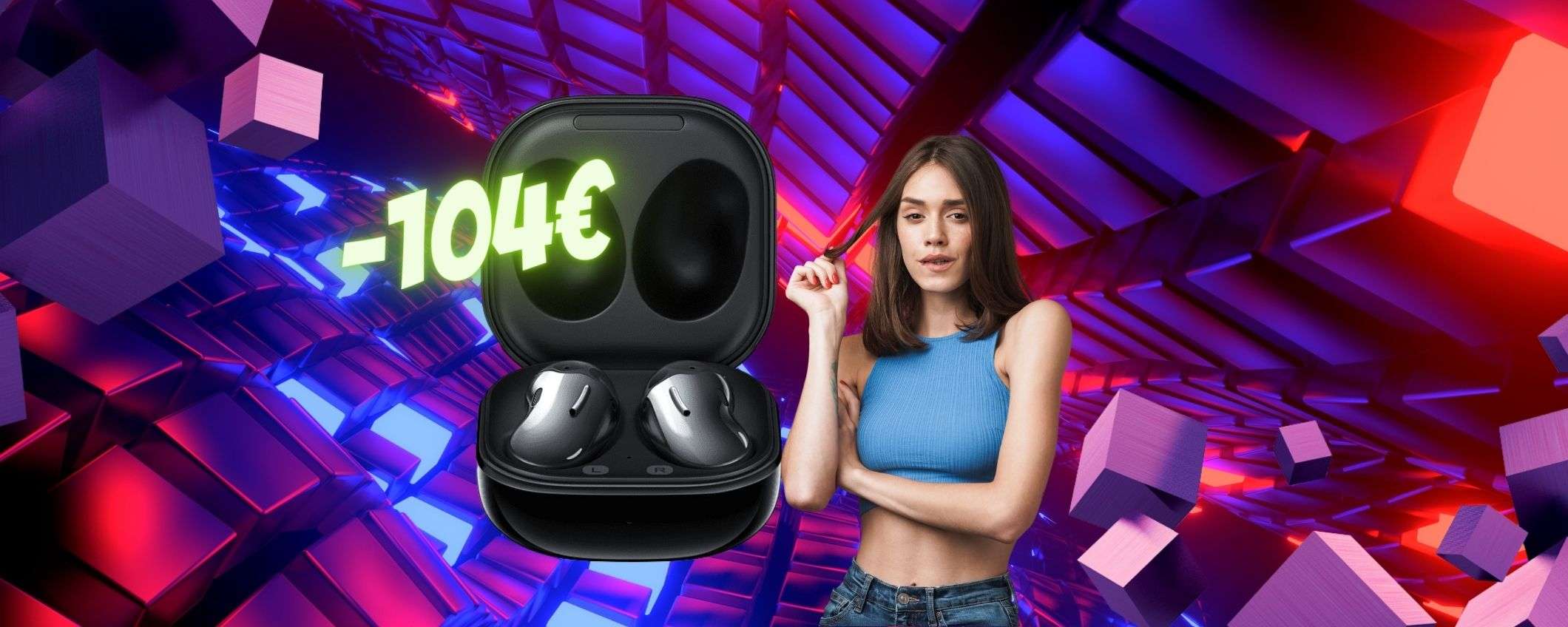 Samsung Galaxy Buds Live: oggi sconto immediato di 104€ su MediaWorld Samsung Galaxy Buds Live: oggi sconto immediato di 104€ su MediaWorld