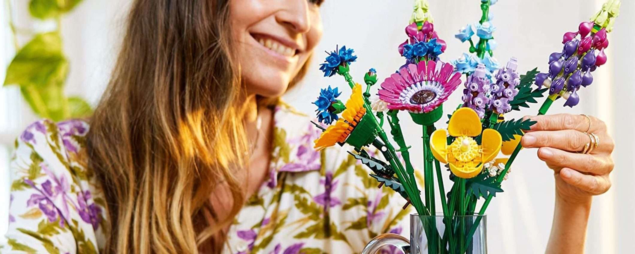 Con il set LEGO Bouquet di Fiori fai il regalo per la Mamma più bello Con il set LEGO Bouquet di Fiori fai il regalo per la Mamma più bello