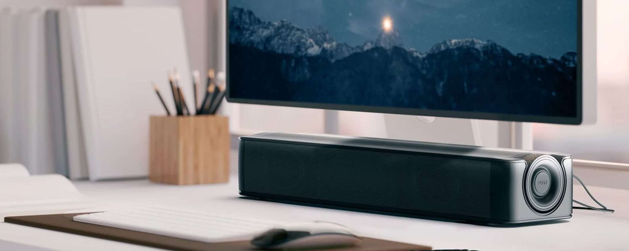 Questa soundbar da scrivania ti sorprenderà: a cominciare dal prezzo Questa soundbar da scrivania ti sorprenderà: a cominciare dal prezzo