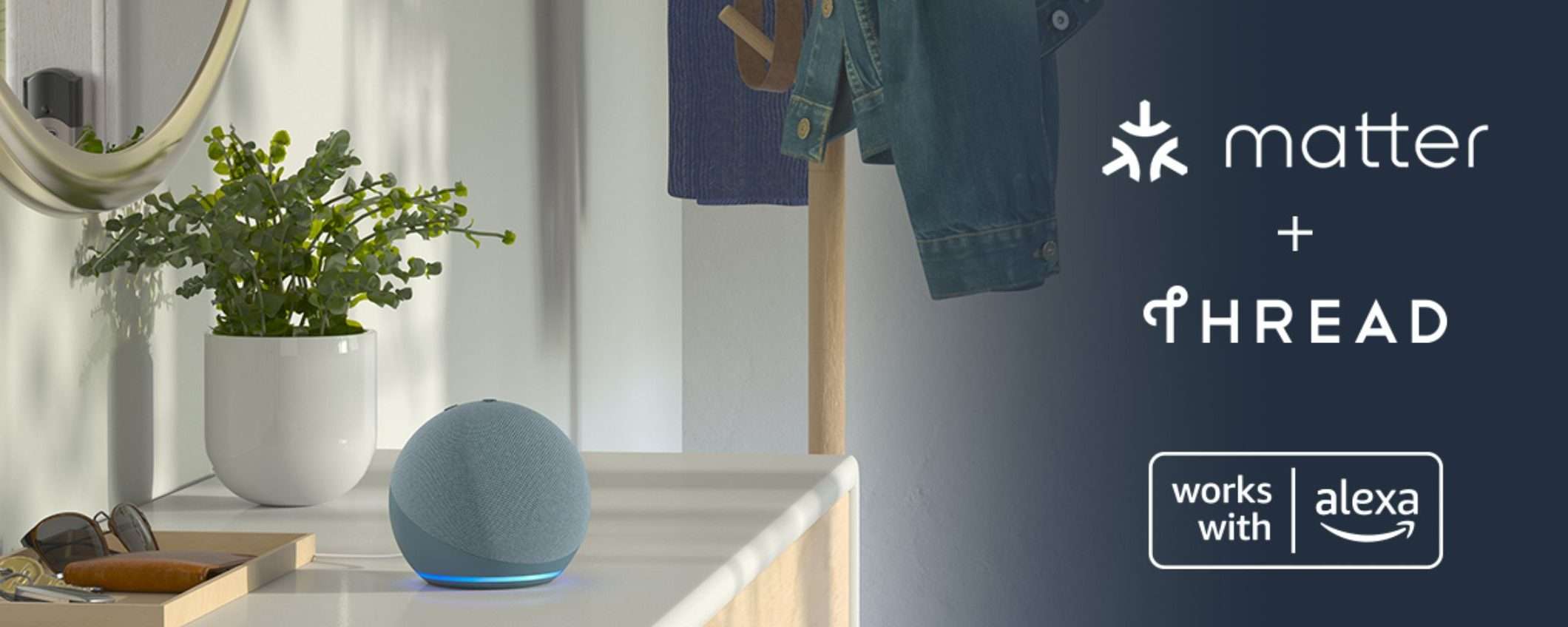 Amazon aggiorna il supporto Matter per Alexa: ecco anche iOS e Thread