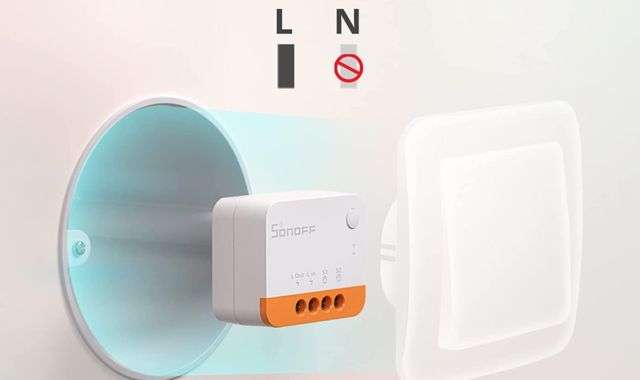 Switch sonoff senza neutro