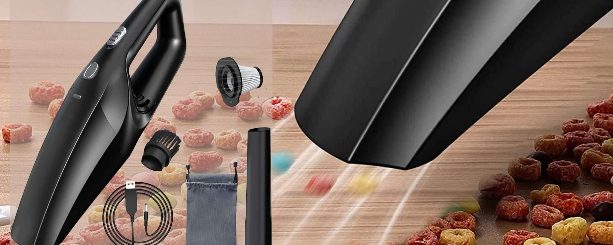 Una BESTIA di aspirapolvere compatto 120W, prezzo SHOCK: solo 19,99€ (-50%) Una BESTIA di aspirapolvere compatto 120W, prezzo SHOCK: solo 19,99€ (-50%)