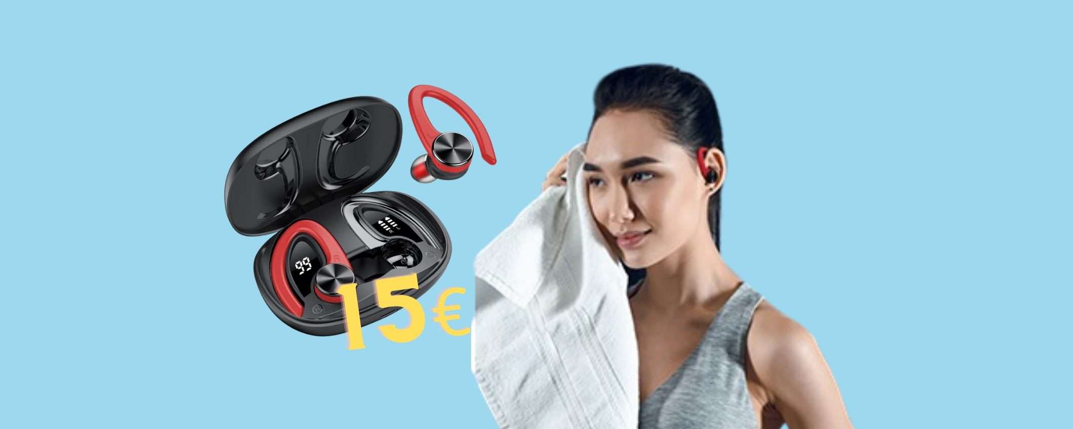 Auricolari wireless per fare sport e non solo a 15€, BOMBA Amazon Auricolari wireless per fare sport e non solo a 15€, BOMBA Amazon