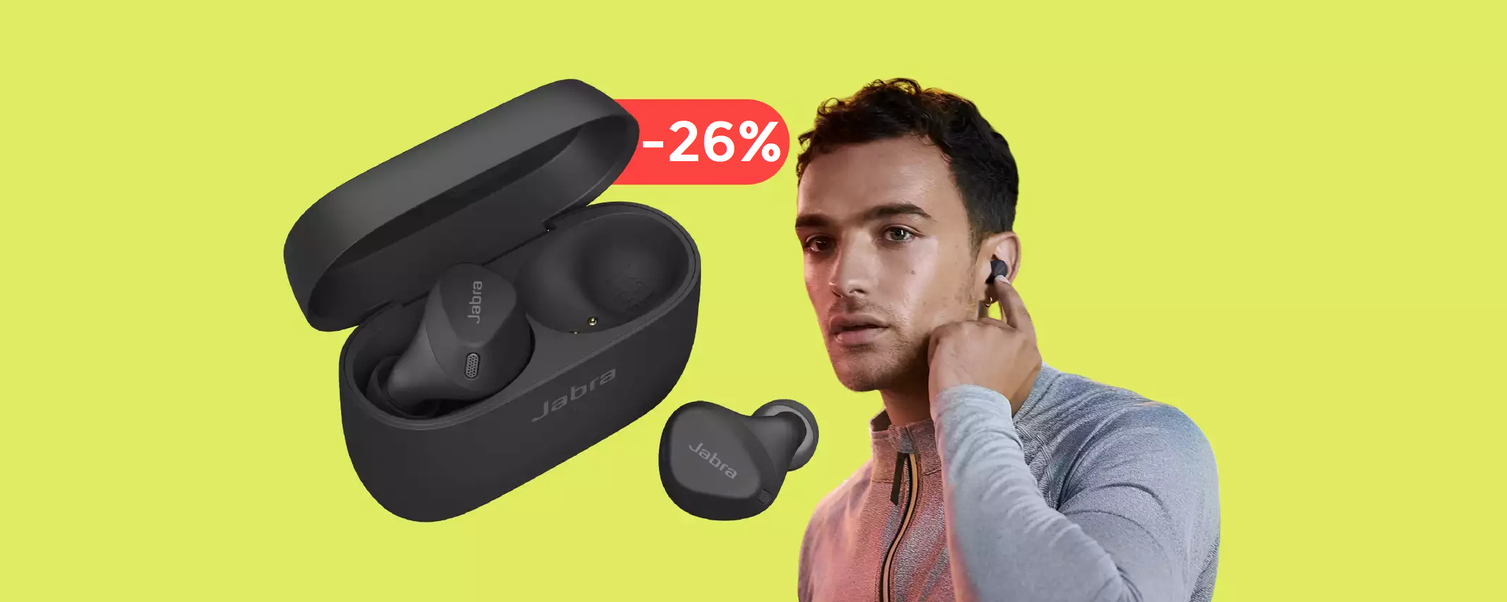 Auricolari Jabra PERFETTI per gli sportivi: li comandi con ALEXA (-30€) Auricolari Jabra PERFETTI per gli sportivi: li comandi con ALEXA (-30€)
