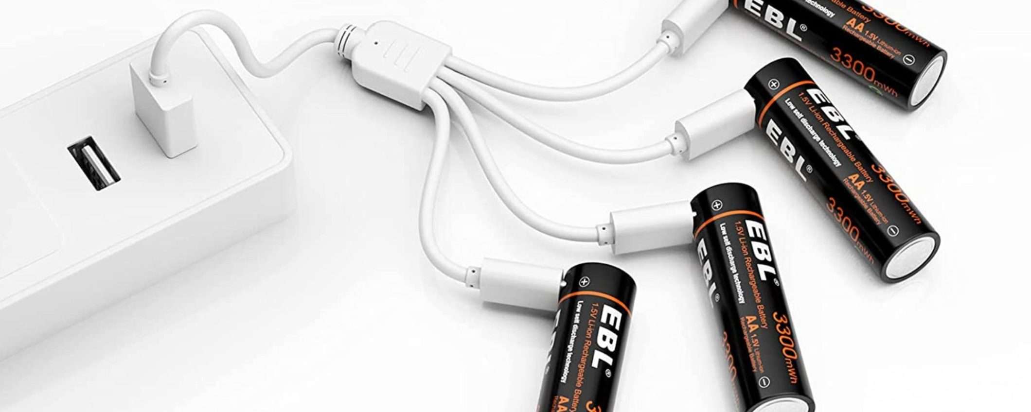 Batterie stilo con ricarica USB, GENIALATA mai vista: a 5€ al pz (Amazon) Batterie stilo con ricarica USB, GENIALATA mai vista: a 5€ al pz (Amazon)