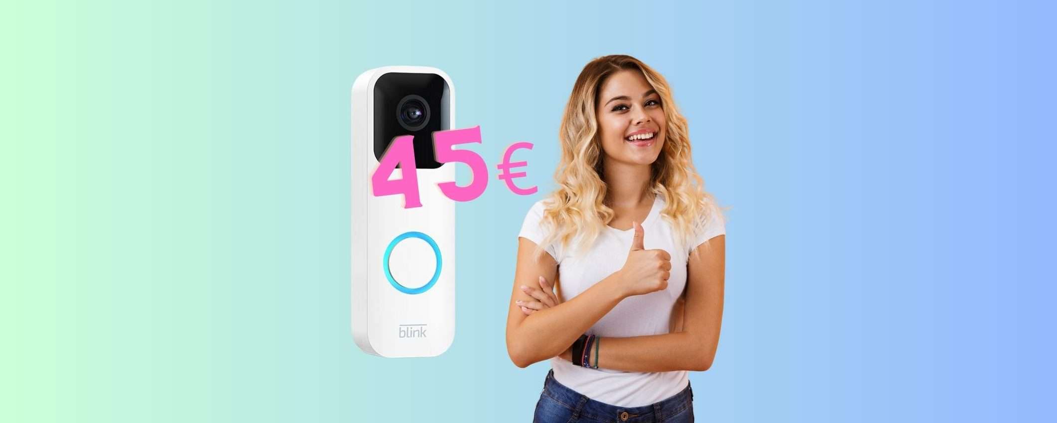 Blink Video Doorbell: videocitofono smart con integrazione Alexa a soli 45€ Blink Video Doorbell: videocitofono smart con integrazione Alexa a soli 45€