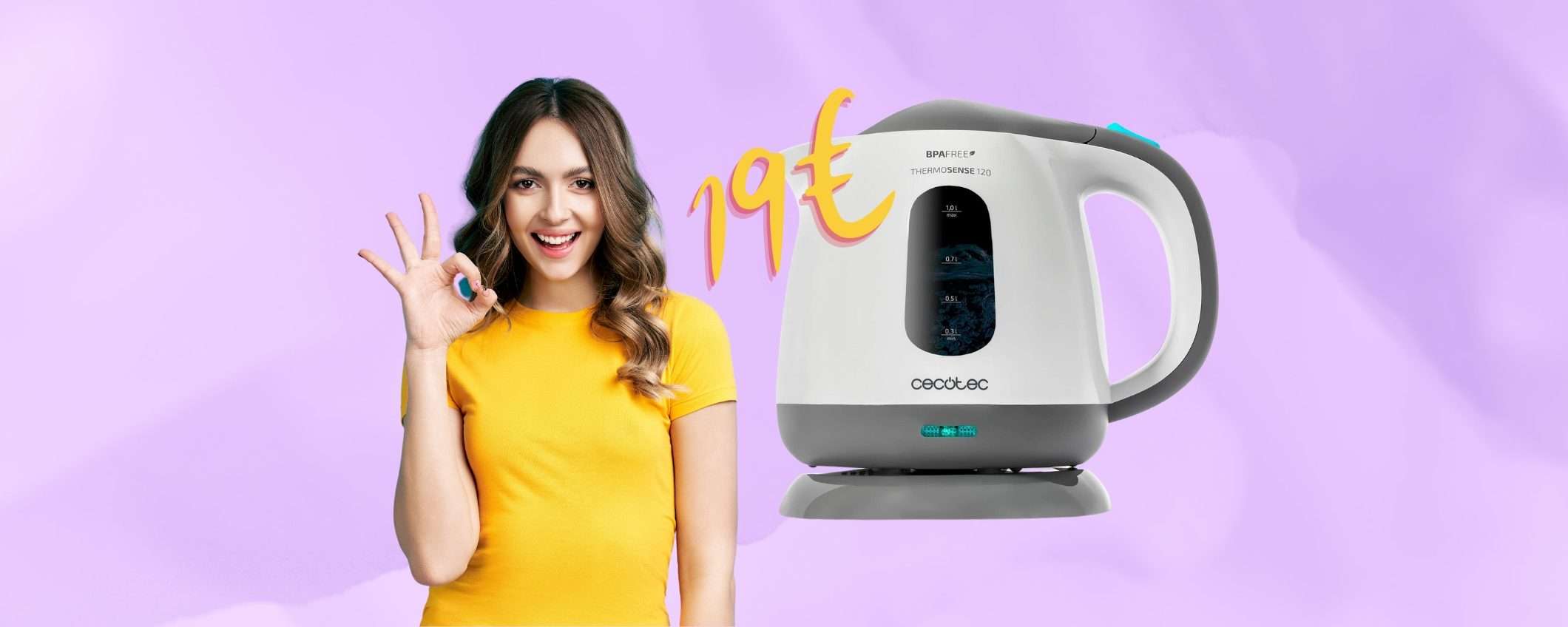 Bollitore elettrico da 1lt con filtro anticalcare in OFFERTA su Amazon a 19€ Bollitore elettrico da 1lt con filtro anticalcare in OFFERTA su Amazon a 19€