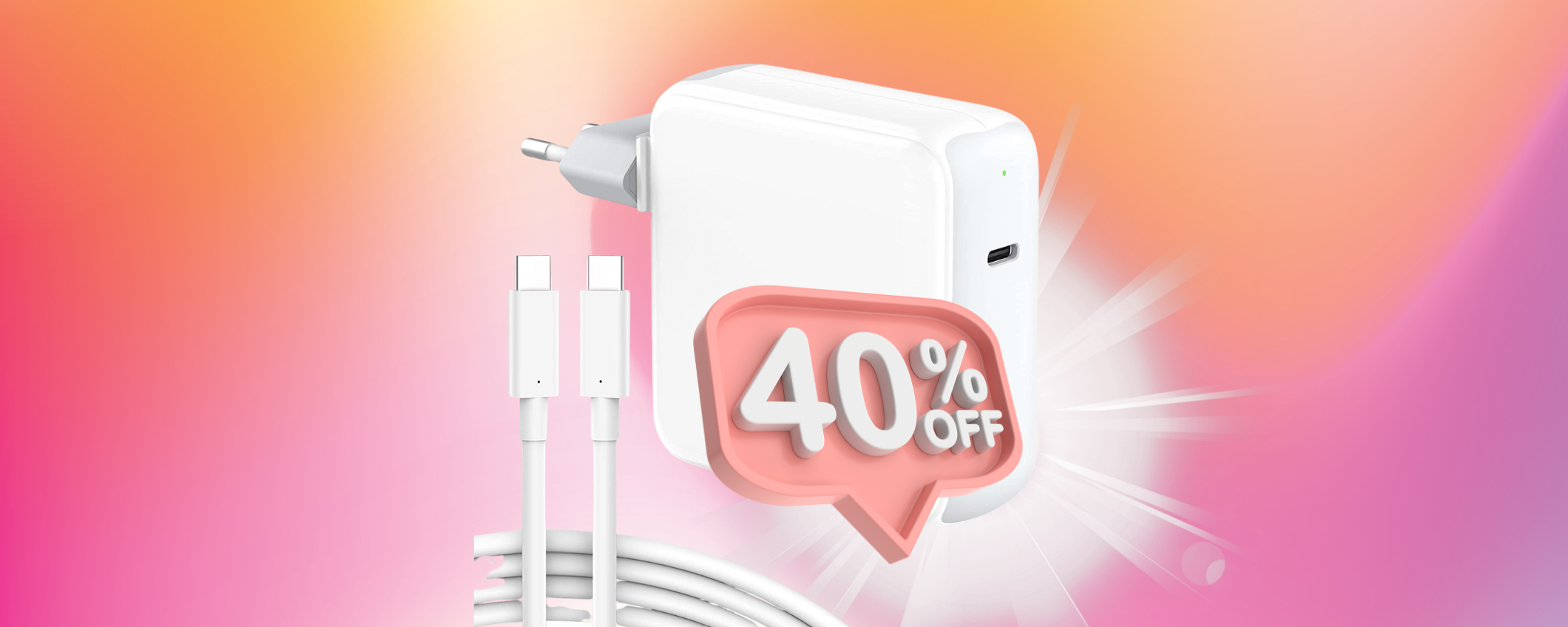 Offerta LAMPO: Caricatore per MacBook a prezzo mini su Amazon Offerta LAMPO: Caricatore per MacBook a prezzo mini su Amazon