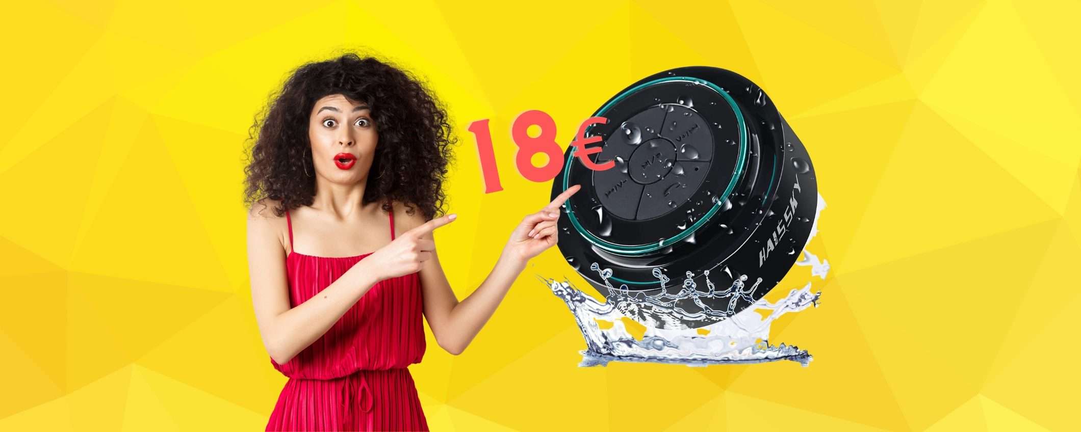 Cassa Bluetooth portatile e impermeabile a SOLI 18€ su Amazon Cassa Bluetooth portatile e impermeabile a SOLI 18€ su Amazon