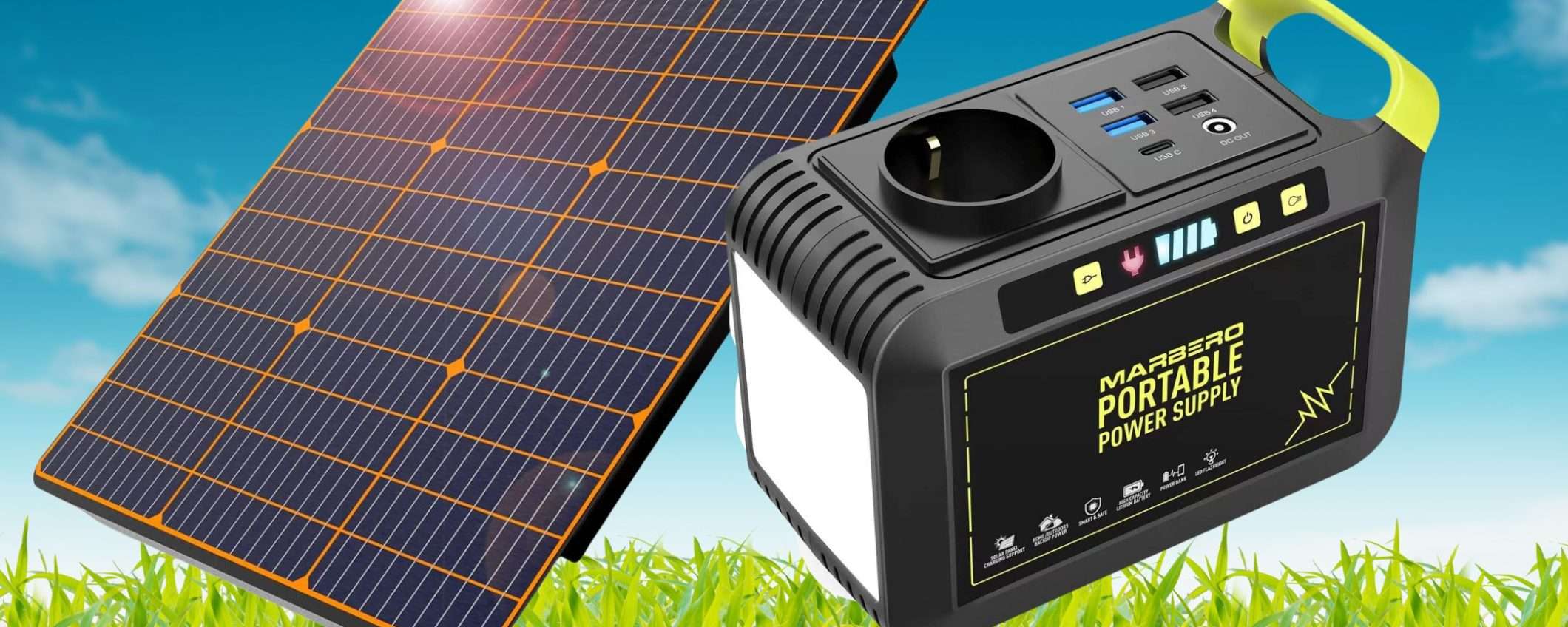 Centrale elettrica solare COMPLETA a prezzo assurdo su Amazon (213€) Centrale elettrica solare COMPLETA a prezzo assurdo su Amazon (213€)
