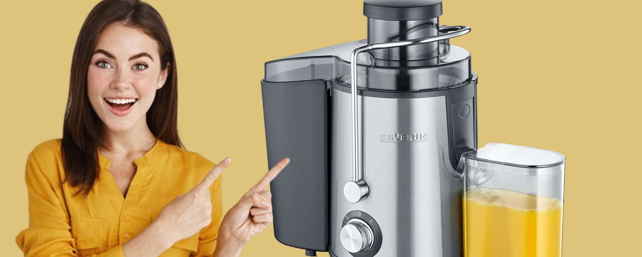 Centrifuga professionale per frutta e verdura: sconto BOMBA su Amazon Centrifuga professionale per frutta e verdura: sconto BOMBA su Amazon