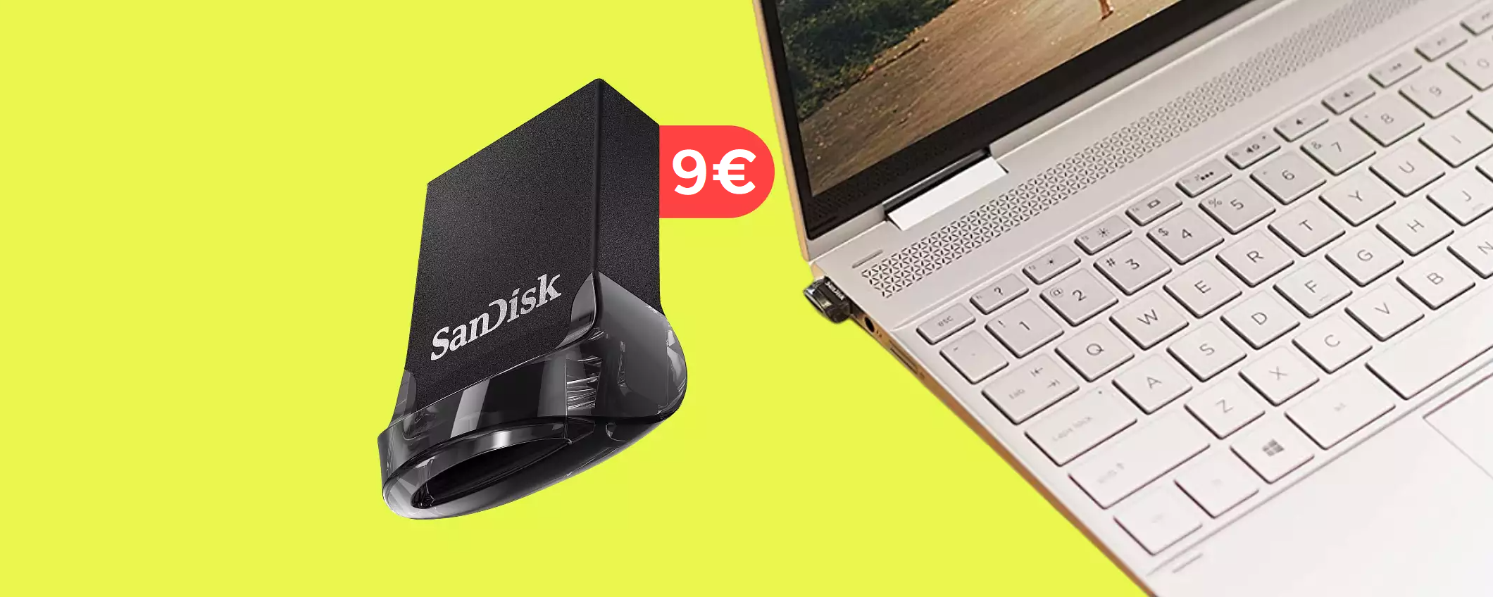 Chiavetta USB 64GB: con appena 9€ porti a casa una vera BOMBA