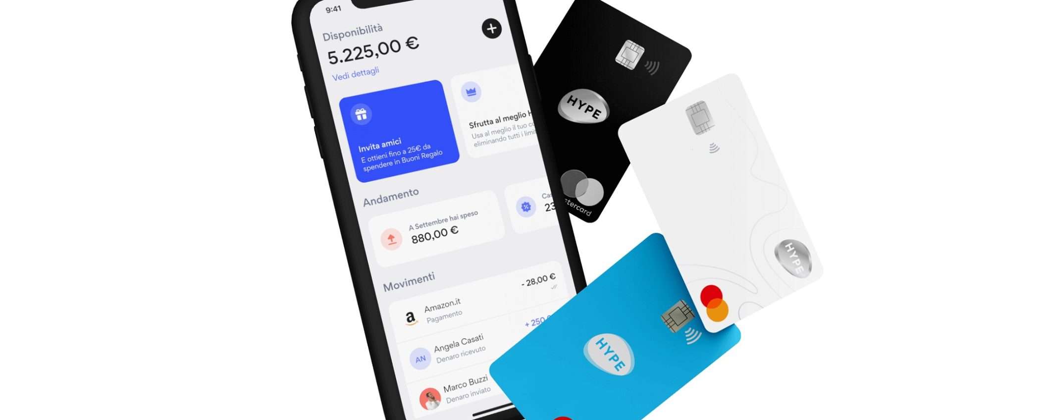 Conto HYPE a canone zero con carta abbinata: ideale per le spese quotidiane Conto HYPE a canone zero con carta abbinata: ideale per le spese quotidiane