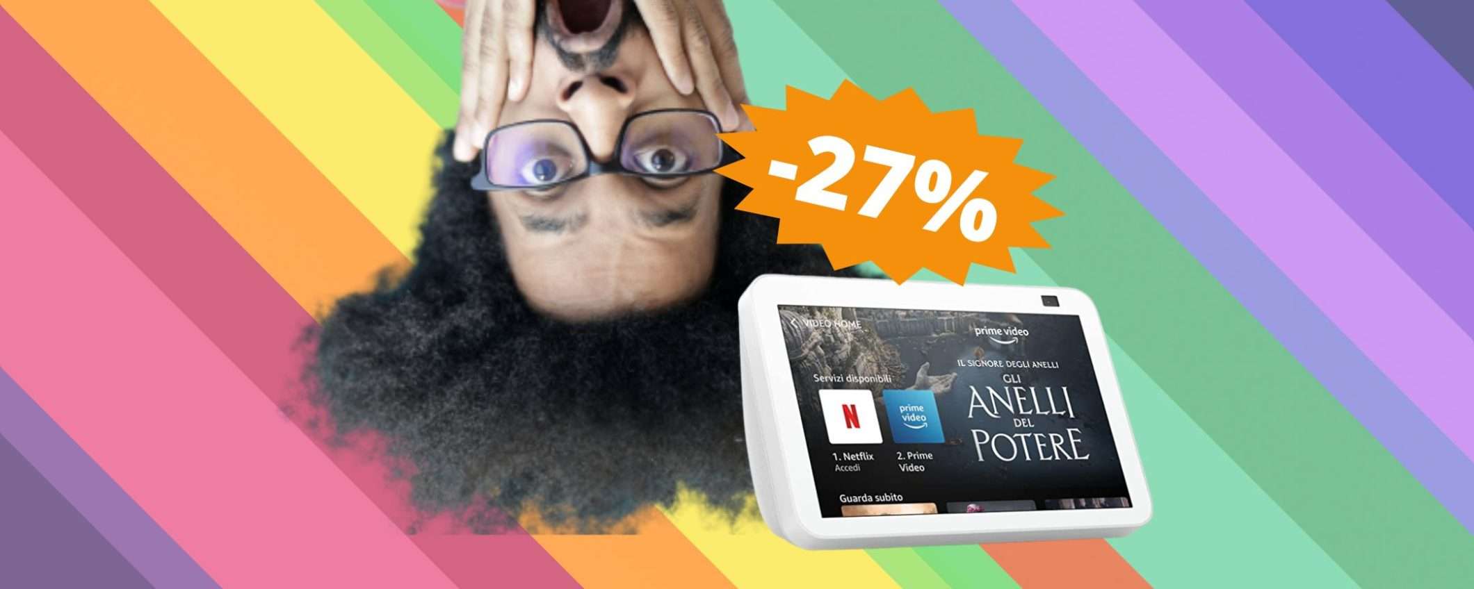 Amazon Echo Show 8: super sconto del 27% sul noto e-commerce Amazon Echo Show 8: super sconto del 27% sul noto e-commerce