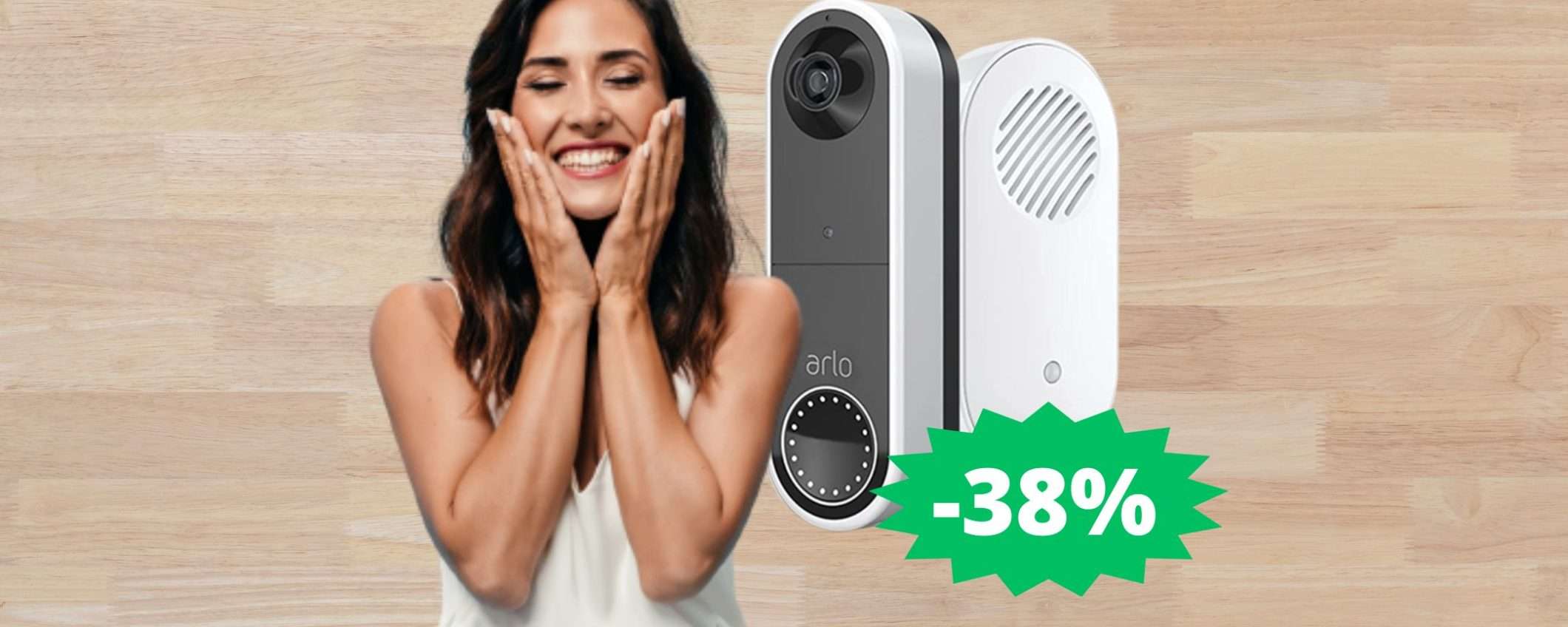 Arlo videocitofono senza fili: SUPER sconto su Amazon