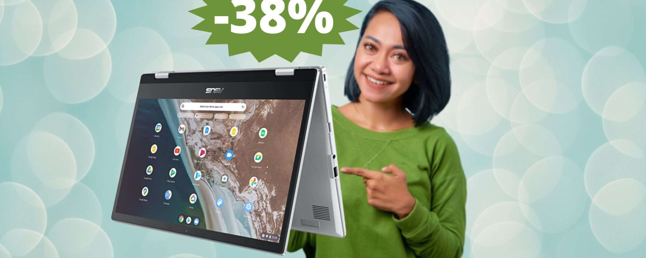 Asus Chromebook Flip: versatile, affidabile e in MEGA sconto Asus Chromebook Flip: versatile, affidabile e in MEGA sconto