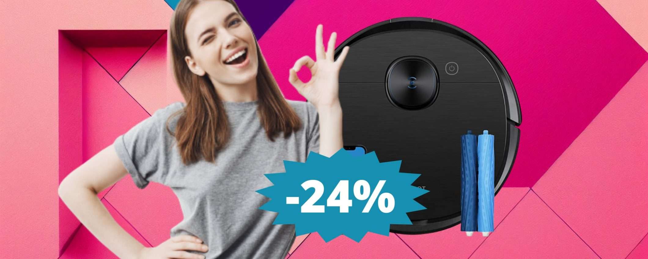 Ecovacs DEEBOT T9: il robot aspirapolvere da acquistare oggi (-24%) Ecovacs DEEBOT T9: il robot aspirapolvere da acquistare oggi (-24%)