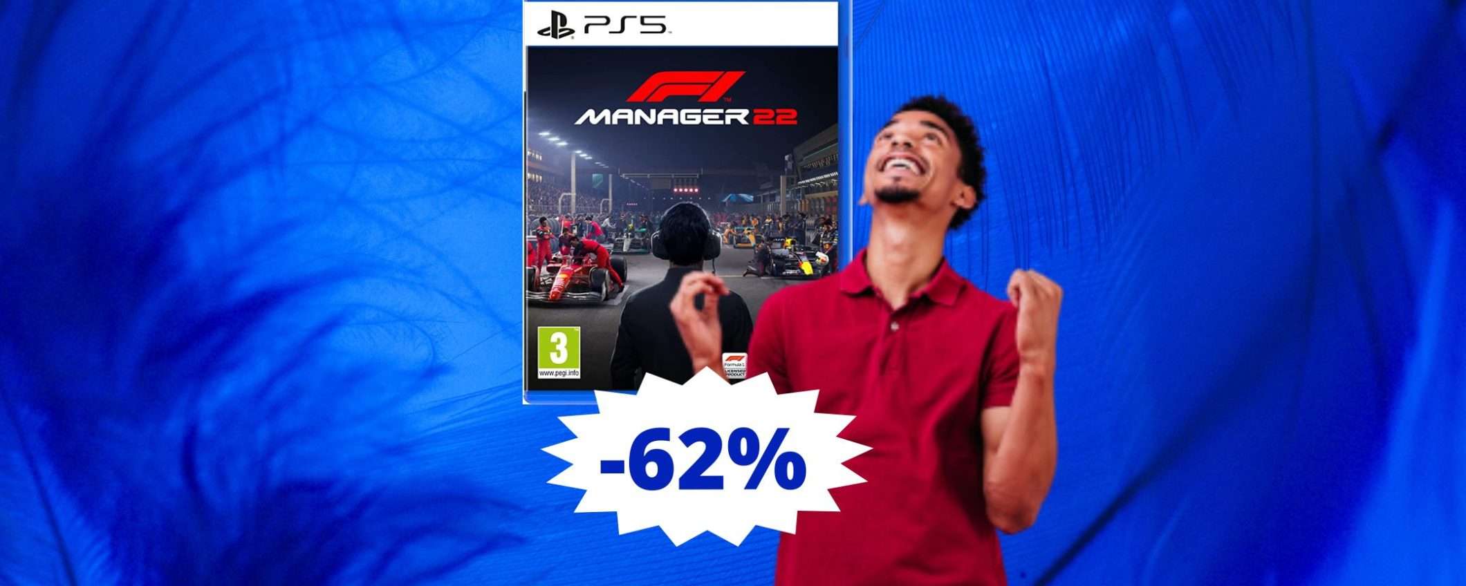 F1 Manager 2022 per PS5: prezzo BOMBA su Amazon (-62%) F1 Manager 2022 per PS5: prezzo BOMBA su Amazon (-62%)