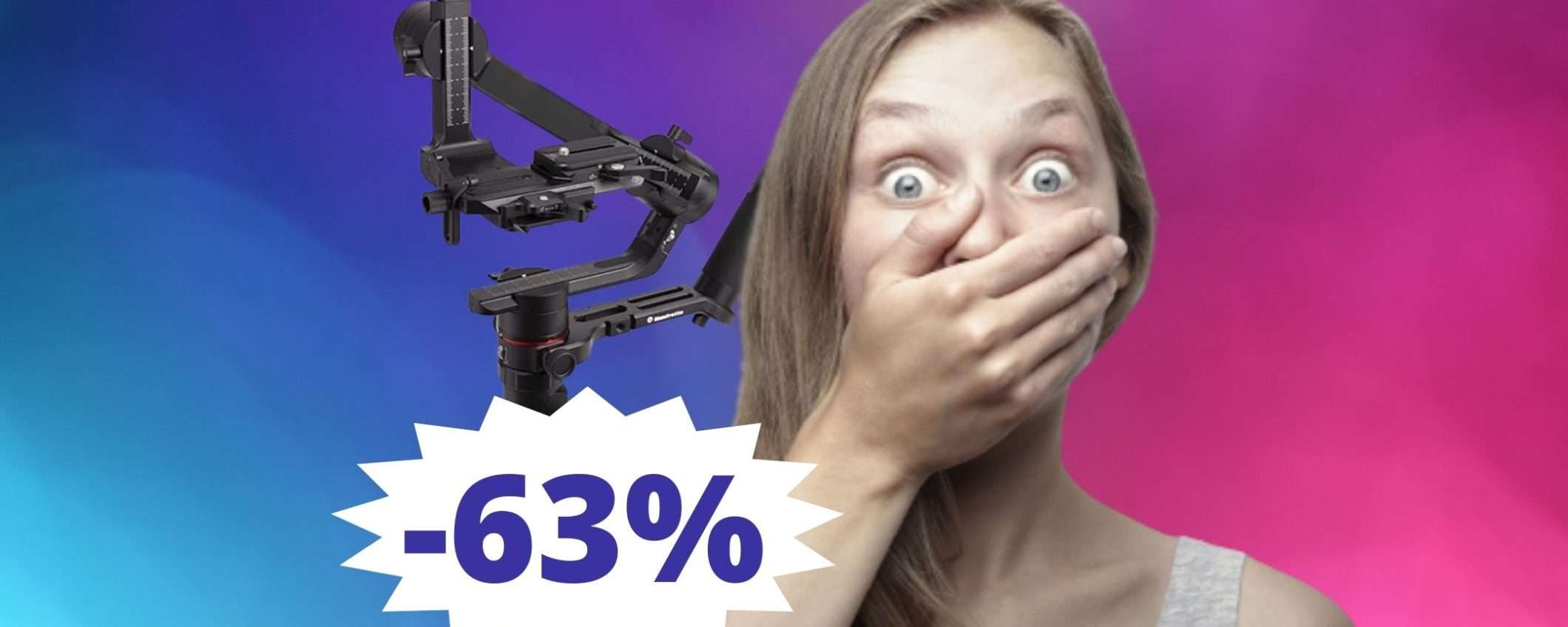 Gimbal portatile Manfrotto MVG460: prezzo BOMBA su Amazon Gimbal portatile Manfrotto MVG460: prezzo BOMBA su Amazon