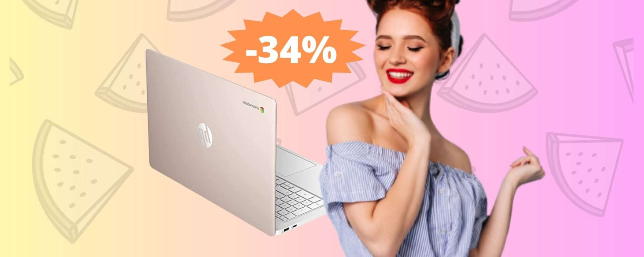 HP Chromebook 15a: bello, affidabile e in MEGA sconto su Amazon HP Chromebook 15a: bello, affidabile e in MEGA sconto su Amazon