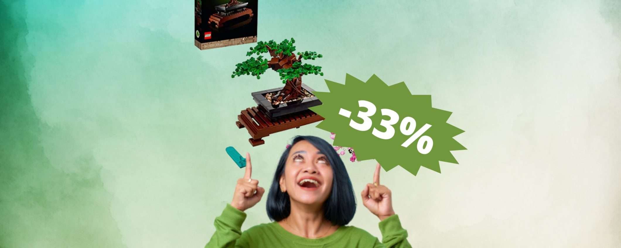 LEGO Albero Bonsai: l'affare per tutti gli amanti delle costruzioni LEGO Albero Bonsai: l'affare per tutti gli amanti delle costruzioni