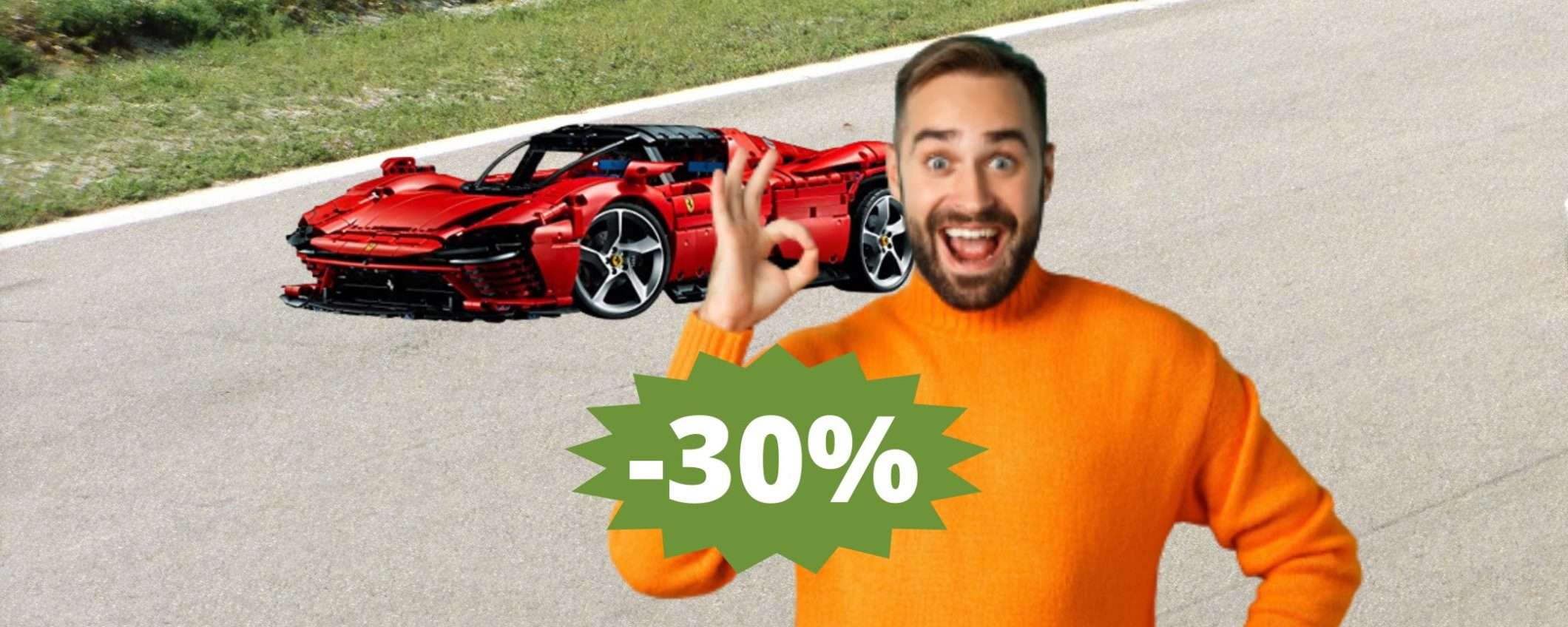 LEGO Technic Ferrari Daytona SP3: super sconto del 30% LEGO Technic Ferrari Daytona SP3: super sconto del 30%