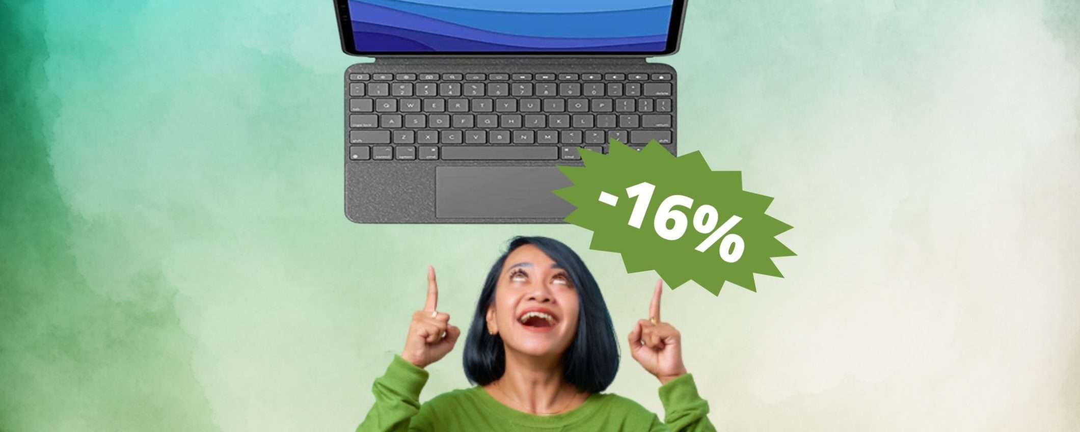 Custodia iPad Logitech Combo Touch: tanta qualità, in sconto su Amazon Custodia iPad Logitech Combo Touch: tanta qualità, in sconto su Amazon