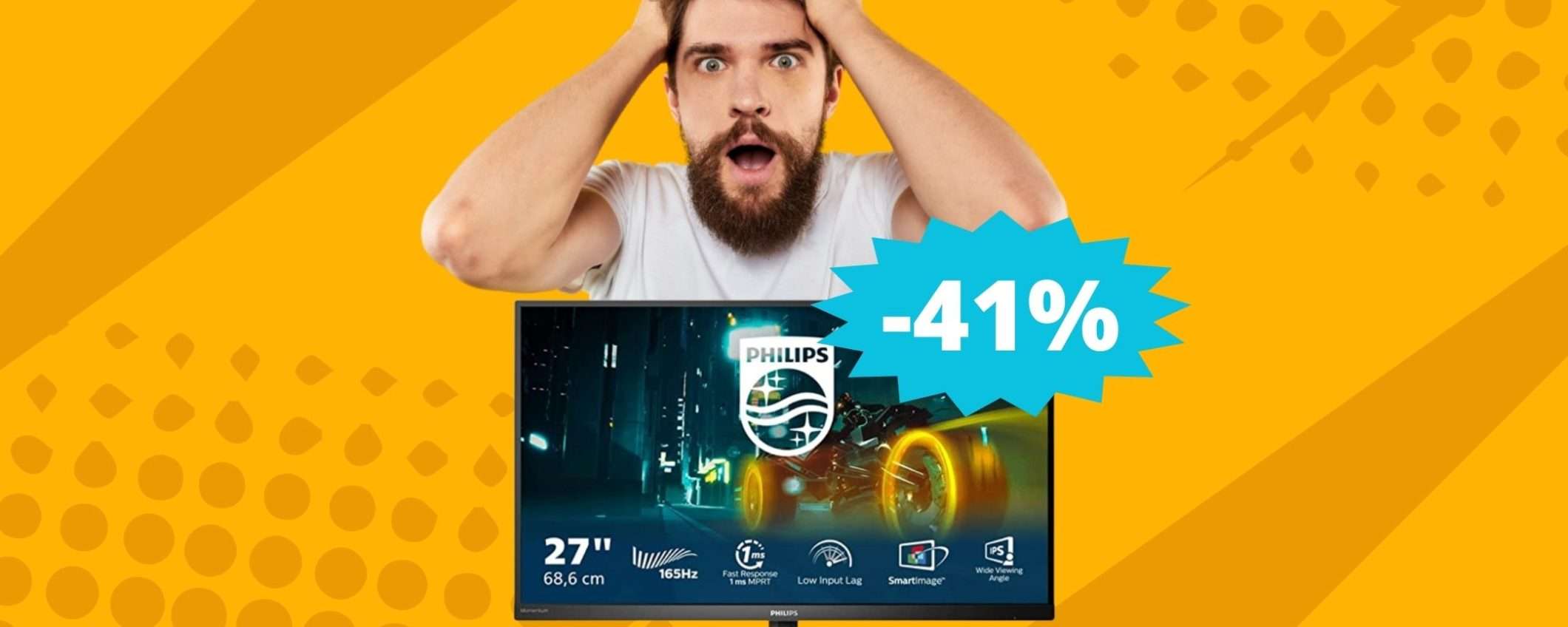 Monitor da gaming Philips: tanta qualità, ad un prezzo ridicolo Monitor da gaming Philips: tanta qualità, ad un prezzo ridicolo