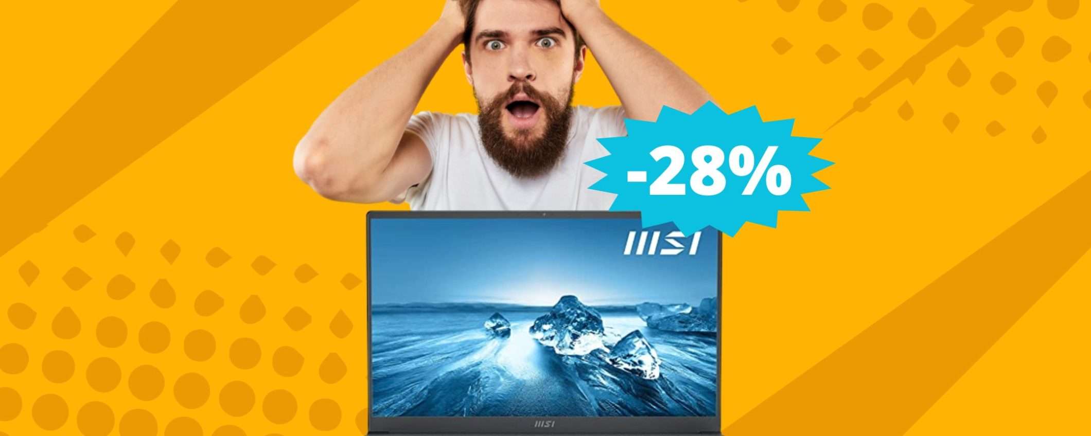 MSI Prestige 15: sconto FOLLE di 500 euro su Amazon MSI Prestige 15: sconto FOLLE di 500 euro su Amazon