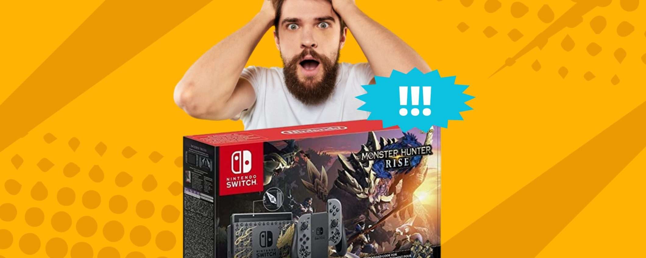 Nintendo Switch: l'edizione speciale Monster Hunter Rise è già in sconto Nintendo Switch: l'edizione speciale Monster Hunter Rise è già in sconto