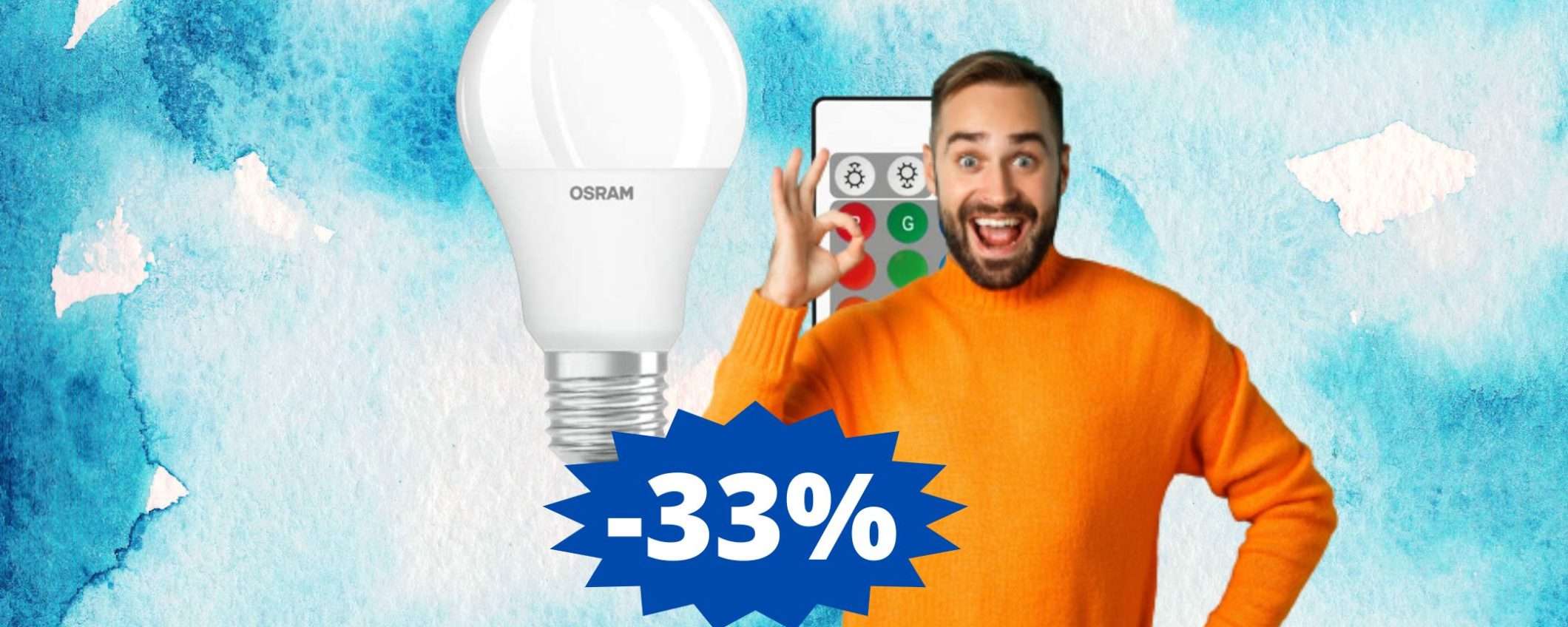 Lampadine LED Osram RGB: colora la tua casa ad un prezzo speciale Lampadine LED Osram RGB: colora la tua casa ad un prezzo speciale