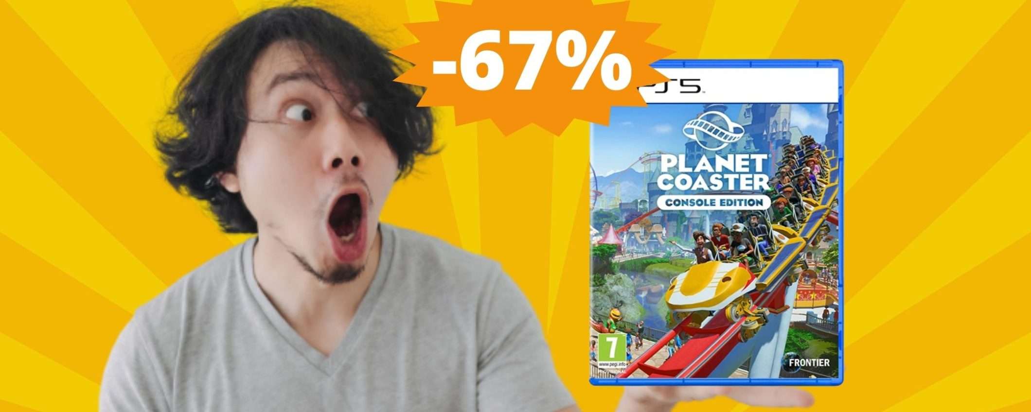 Planet Coaster PS5: prezzo BOMBA con sconto FOLLE del 67% Planet Coaster PS5: prezzo BOMBA con sconto FOLLE del 67%