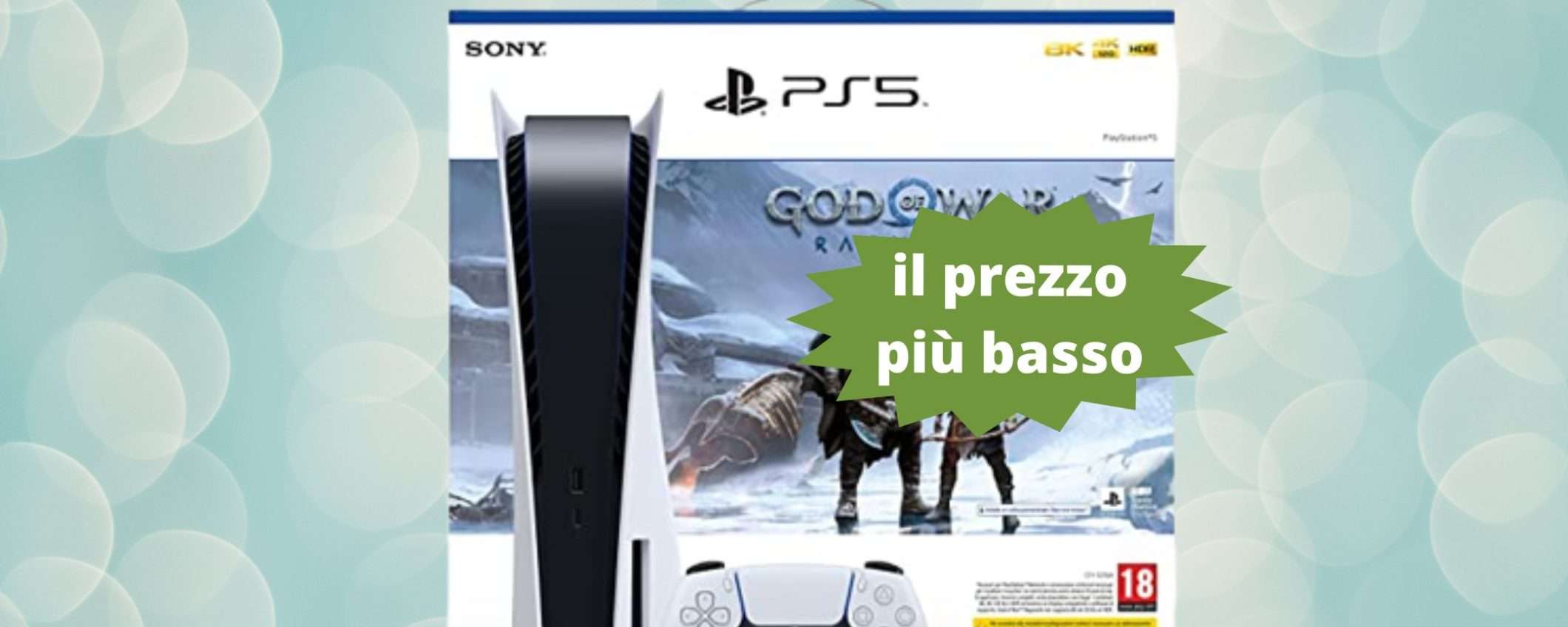 PlayStation 5 con God of War Ragnarök: l'occasione su Amazon PlayStation 5 con God of War Ragnarök: l'occasione su Amazon