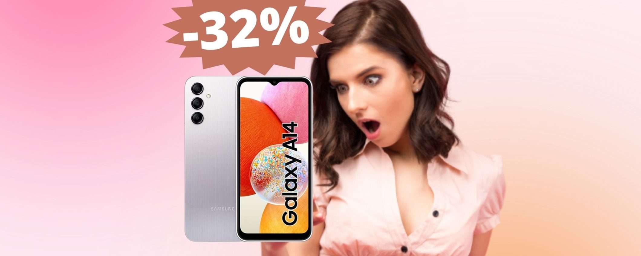 Samsung Galaxy A14: impossibile trovare di meglio a questo prezzo Samsung Galaxy A14: impossibile trovare di meglio a questo prezzo