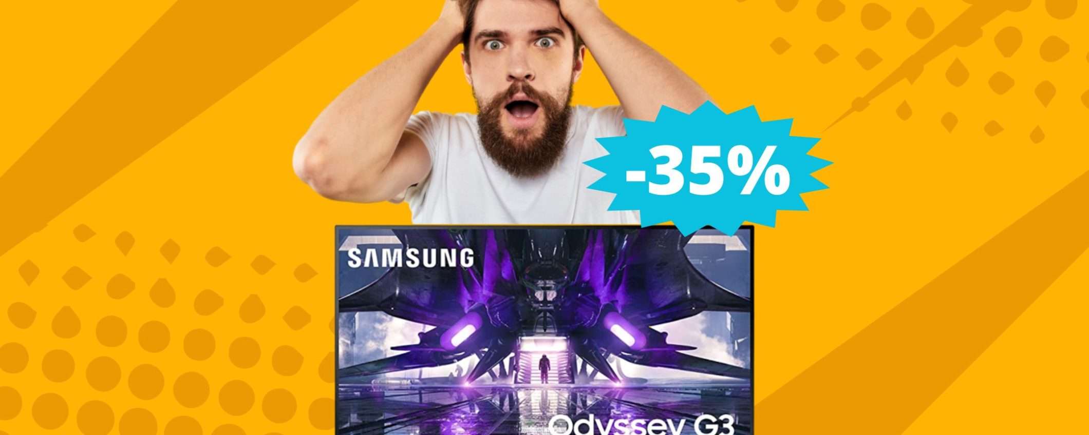 Samsung Odyssey G3: il monitor da gaming definitivo a questo prezzo Samsung Odyssey G3: il monitor da gaming definitivo a questo prezzo