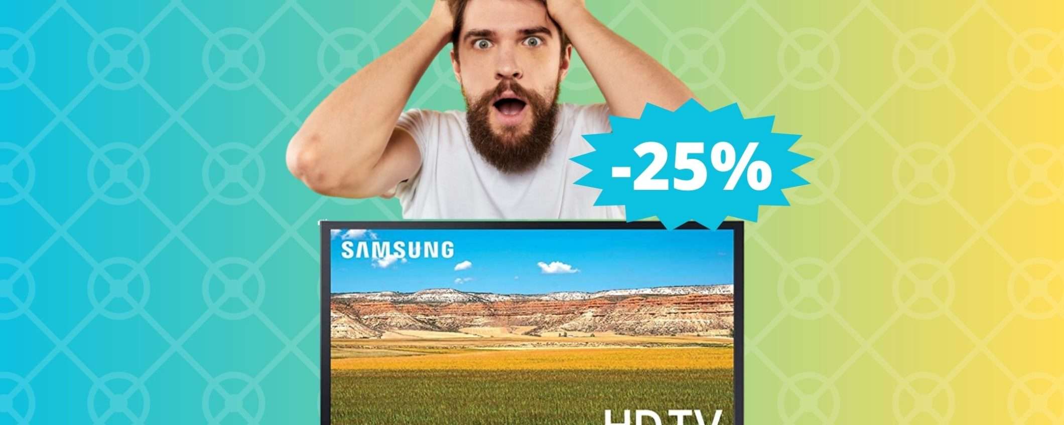 Smart TV Samsung: l'occasione che stavi cercando (-25%) Smart TV Samsung: l'occasione che stavi cercando (-25%)