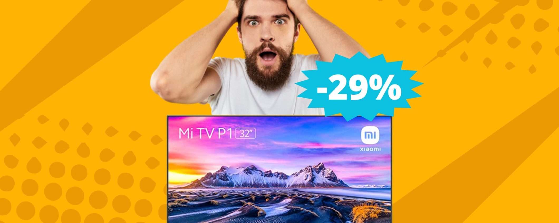 Xiaomi Mi Smart TV P1: super sconto del 29% su Amazon Xiaomi Mi Smart TV P1: super sconto del 29% su Amazon