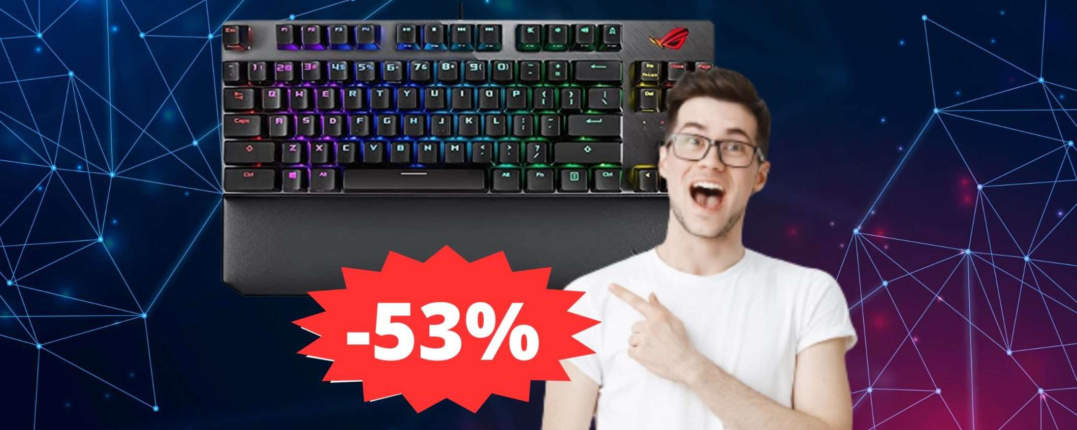ASUS ROG Strix Scope: l'arma definitiva per i giochi FPS in MEGA sconto ASUS ROG Strix Scope: l'arma definitiva per i giochi FPS in MEGA sconto